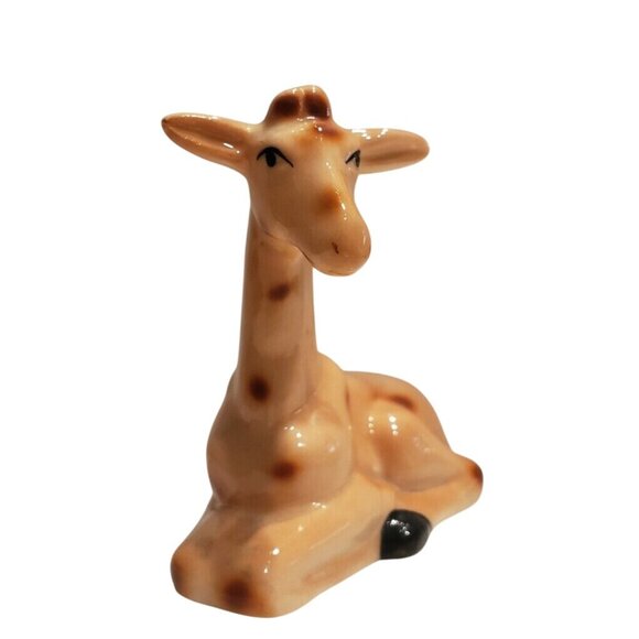 Vintage Genuine Bone China Giraffe Figurine Collectible Decor Taiwan - Picture 2 of 6